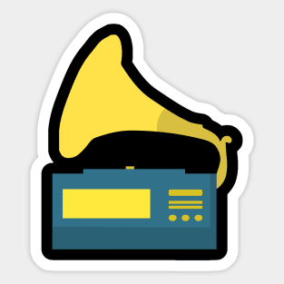 Music electro EDM rock hiphop techno gift idea Sticker